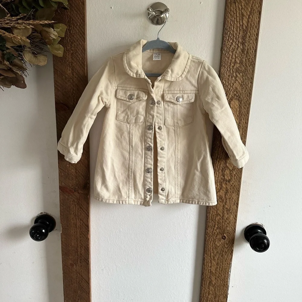 Boutique Denim Jean Jacket Dress 12-18 Months Baby Girl THE CUTEST